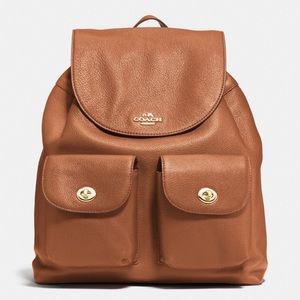 Coach Leather “Billie” Backpack